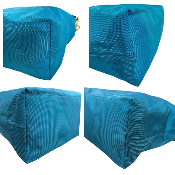 JPK PARIS 75 Large Teal Nylon Canvas Hobo Bag - Picture 7 of 15